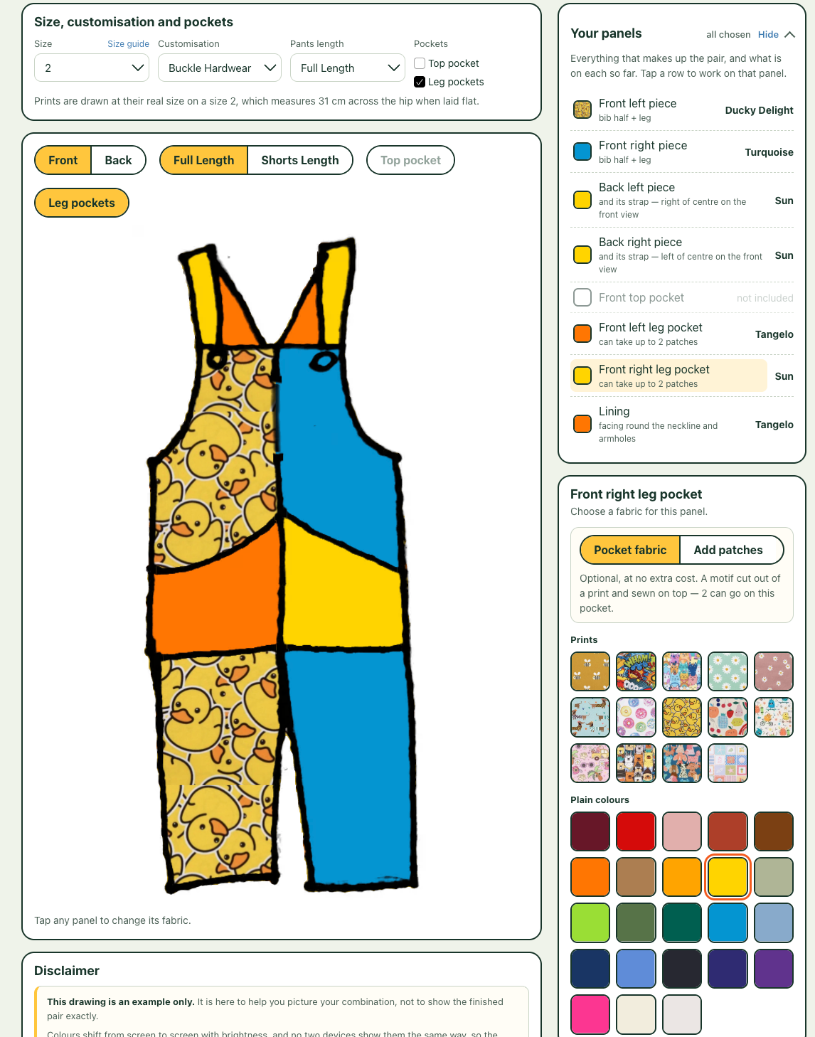 Click to Design Children's Overalls here!