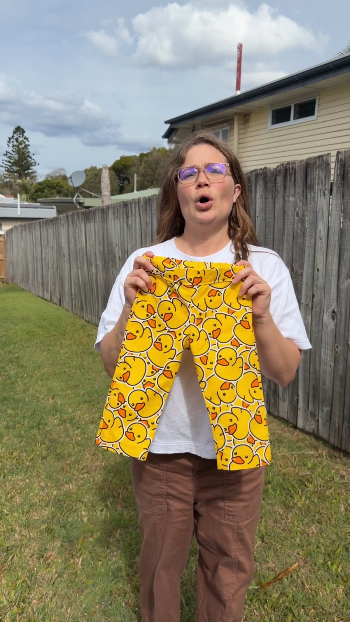 Ready to ship - Adventure Pants - Delicious Donuts Fabric